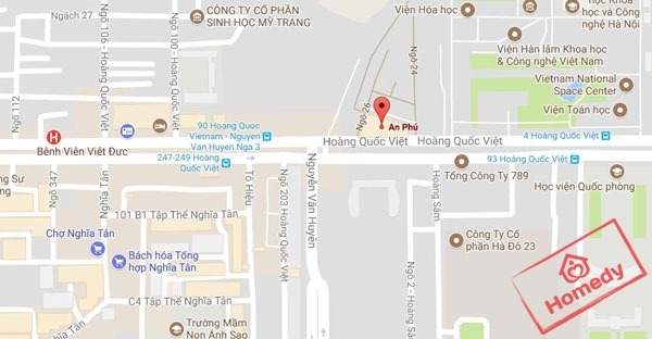 Thuê văn phòng Hoàng Quốc Việt giá rẻ