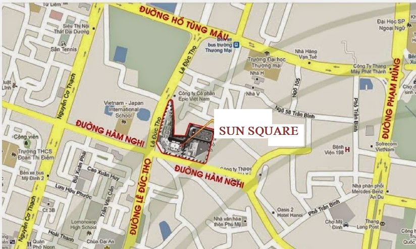 Thu&ecirc; văn ph&ograve;ng Sun Square