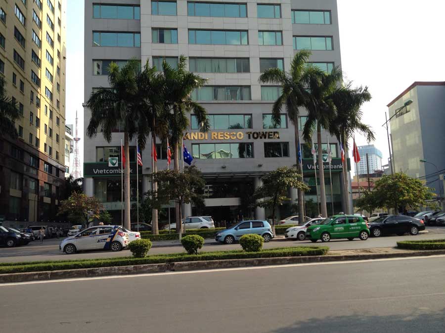 thu&ecirc; văn ph&ograve;ng Handi Resco vị tr&iacute; đẹp