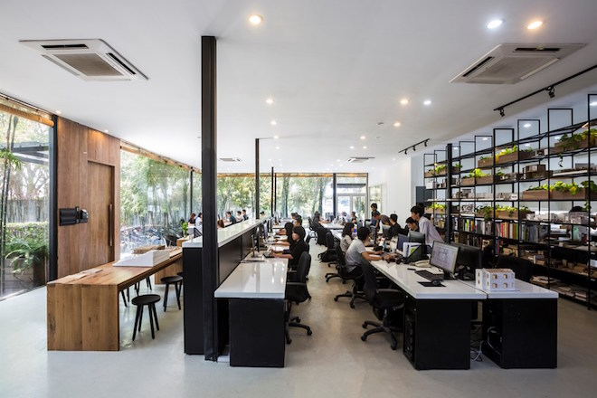 tìm văn phòng cho thuê Hà Nội hiện đại